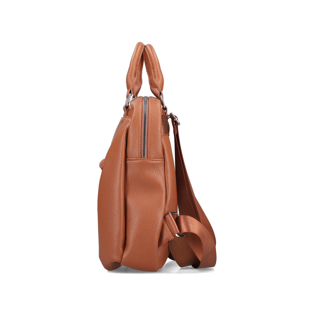 Rieker H1050-22 Tan Backpack, top view.
