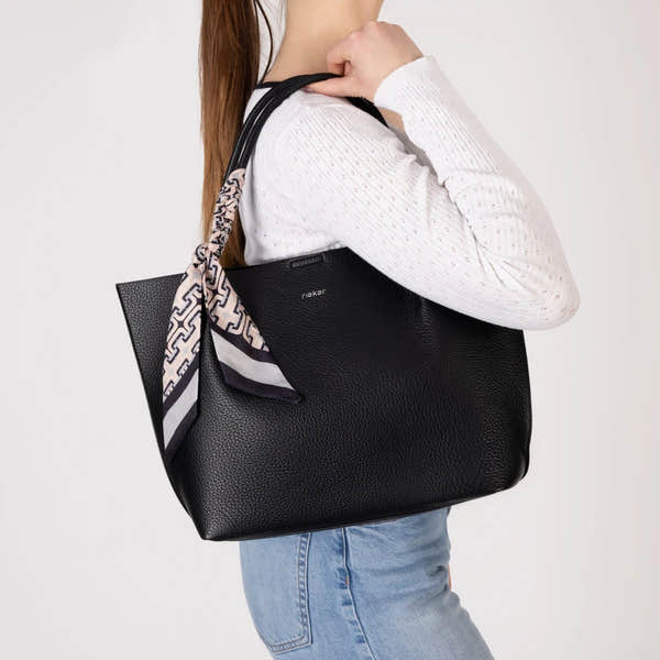 Rieker H1399-00 Black Handbag, lifestyle view 1 of 6.