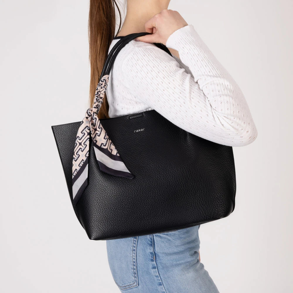 Rieker H1399-00 Black Handbag, lifestyle view 2 of 6.