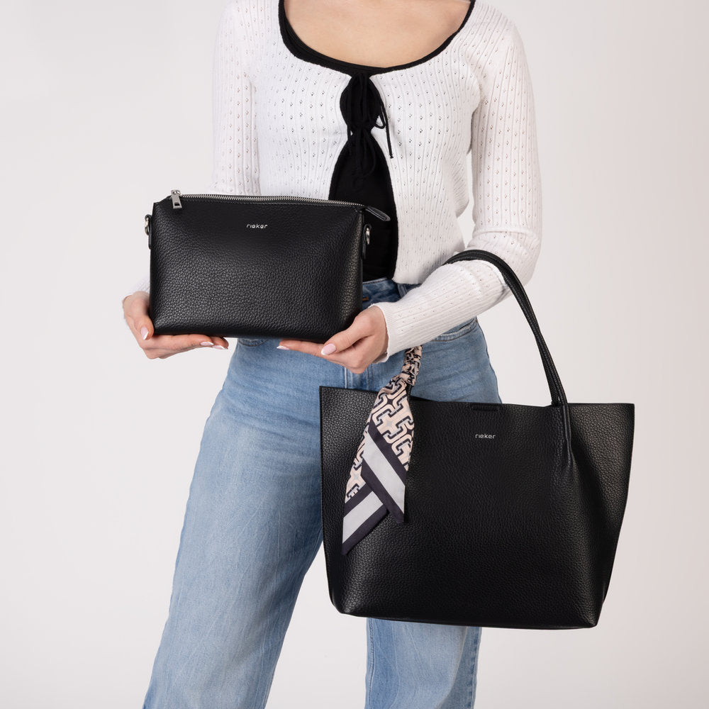 Rieker H1399-00 Black Handbag, lifestyle view 5 of 6.