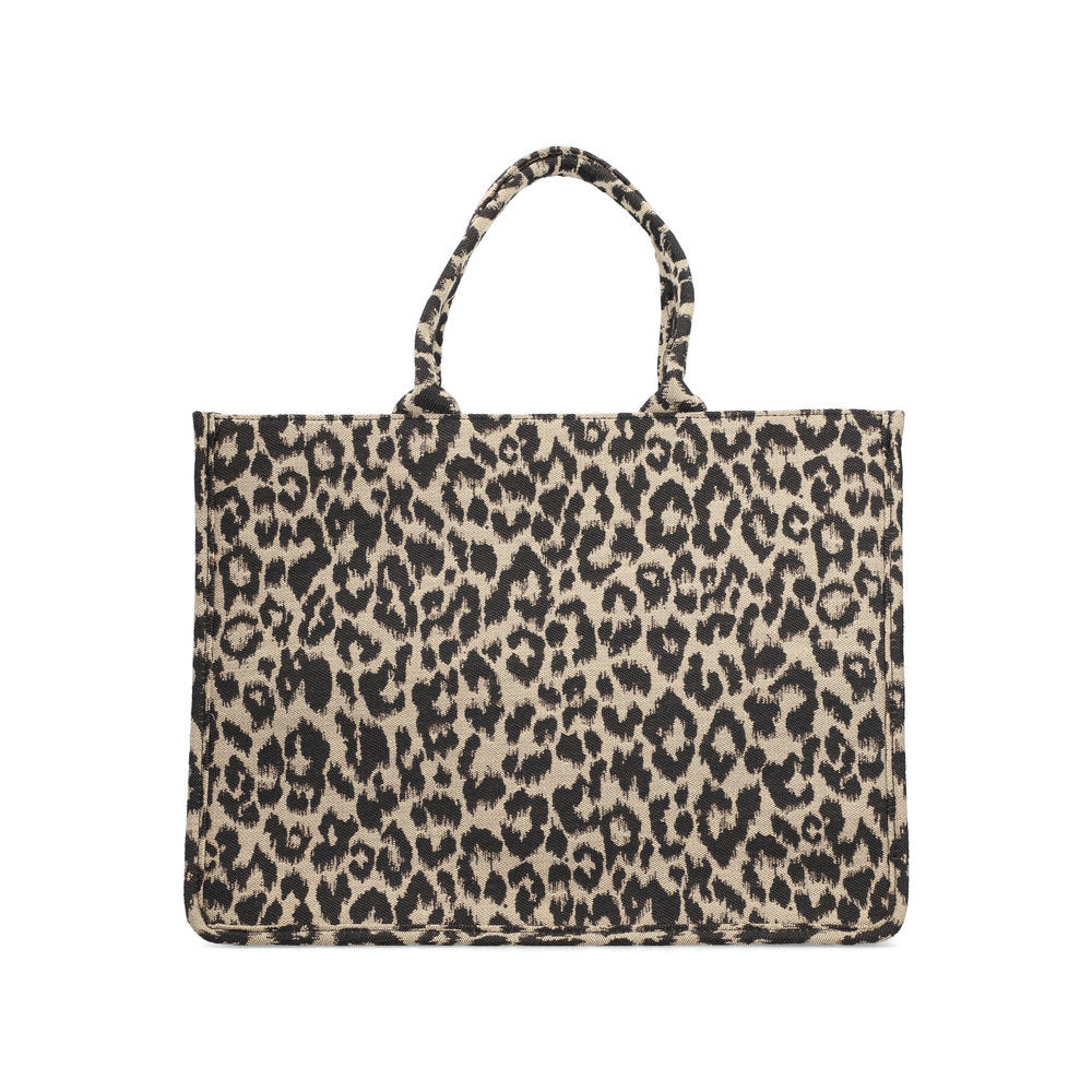 Rieker H1609-25 Leopard Shopper, outer side view.