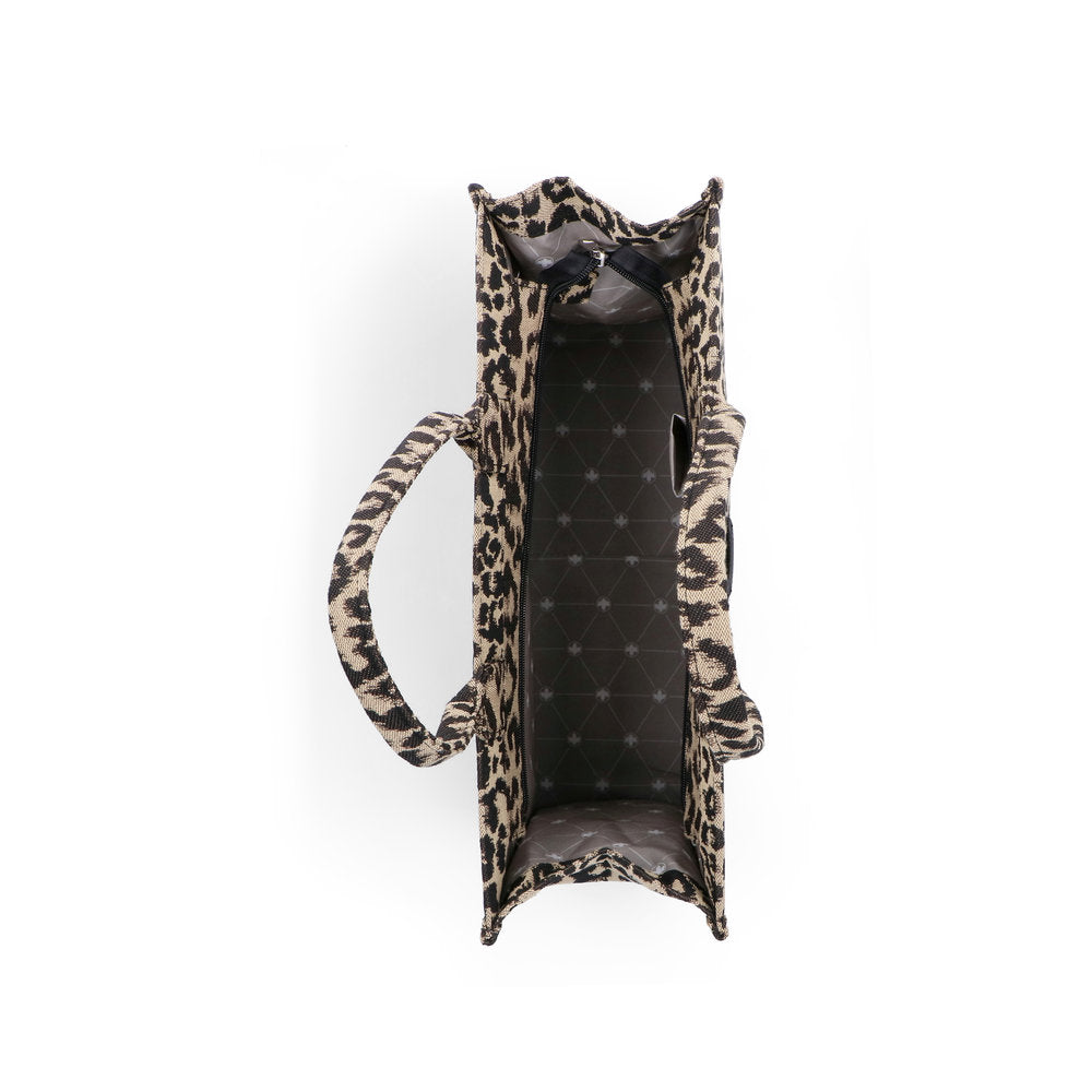 Rieker H1609-25 Leopard Shopper, inner side view.