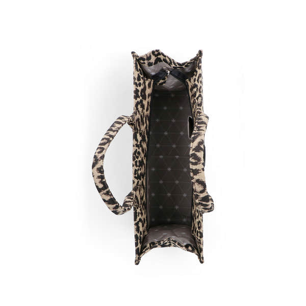 Rieker H1609-25 Leopard Shopper, inner side view.