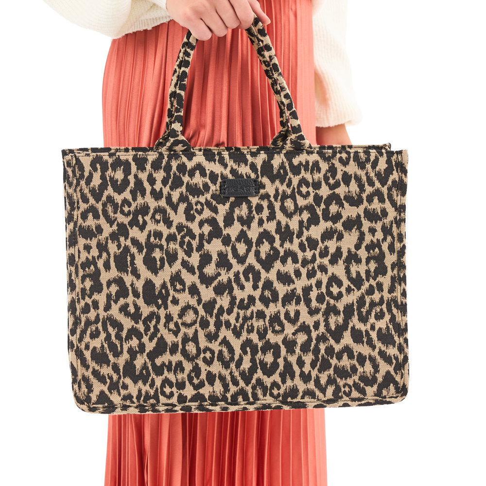 Rieker H1609-25 Leopard Shopper, lifestyle view 1 of 4.