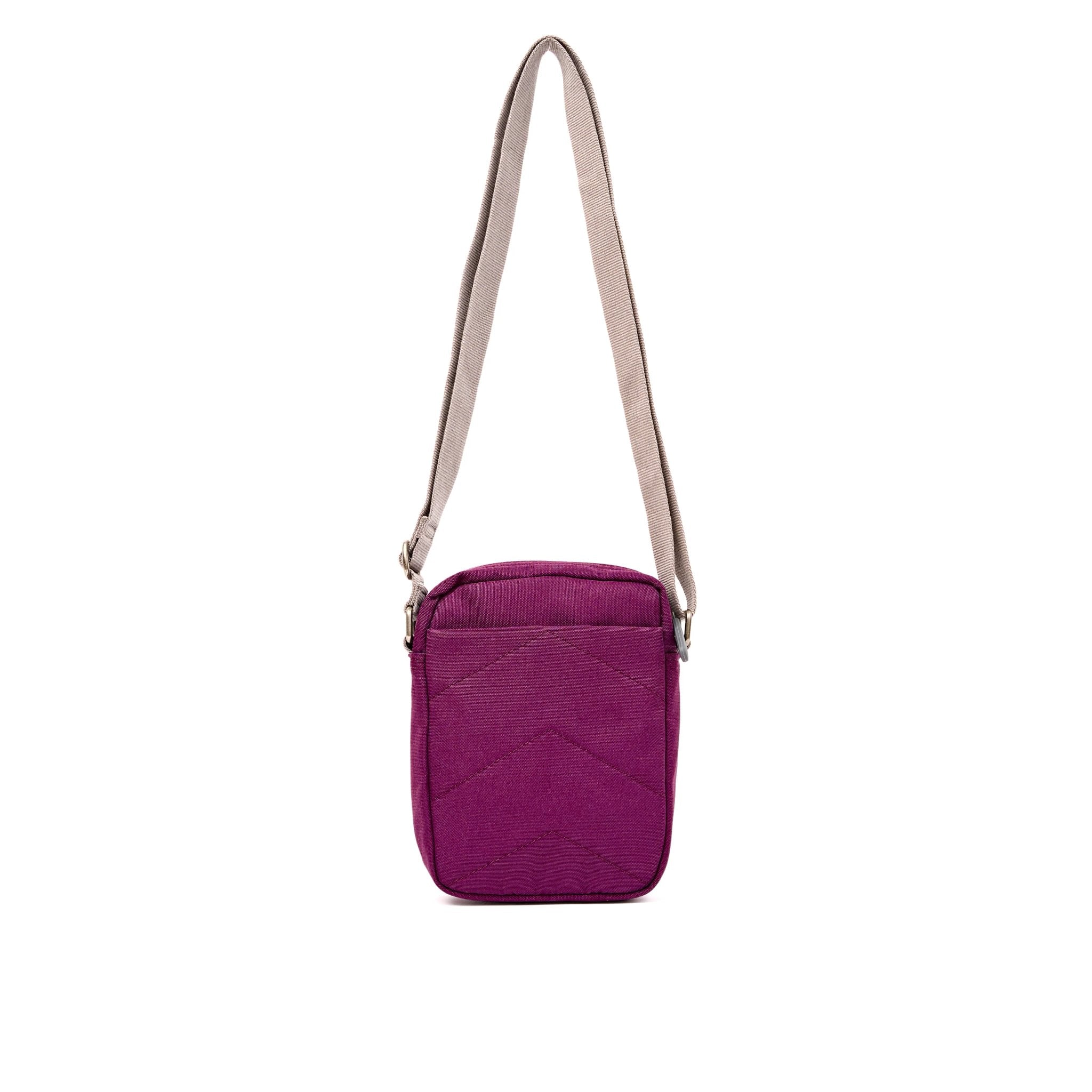 Roka Bond Cherry Lacquer Recycled Canvas One Size, back view.