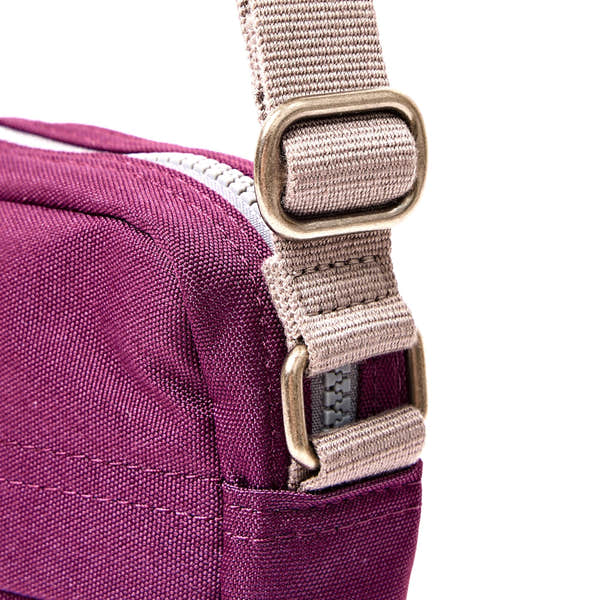 Roka Bond Cherry Lacquer Recycled Canvas One Size, hardware detail.