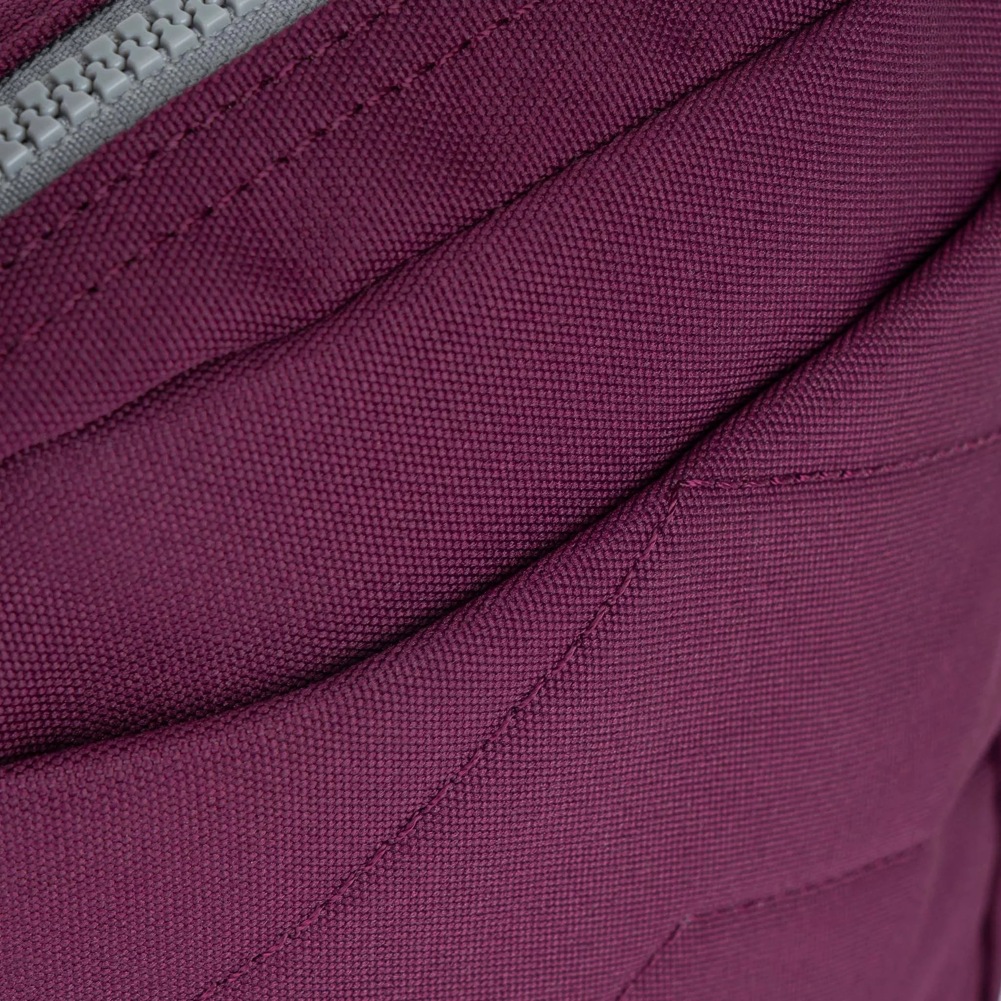 Roka Bond Cherry Lacquer Recycled Canvas One Size, pocket detail.