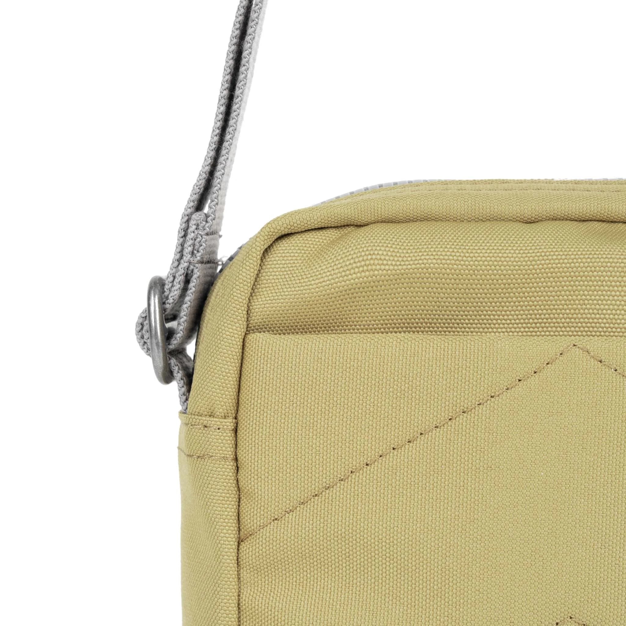 Roka Bond Khaki One Size Recycled Canvas, hardware detail.
