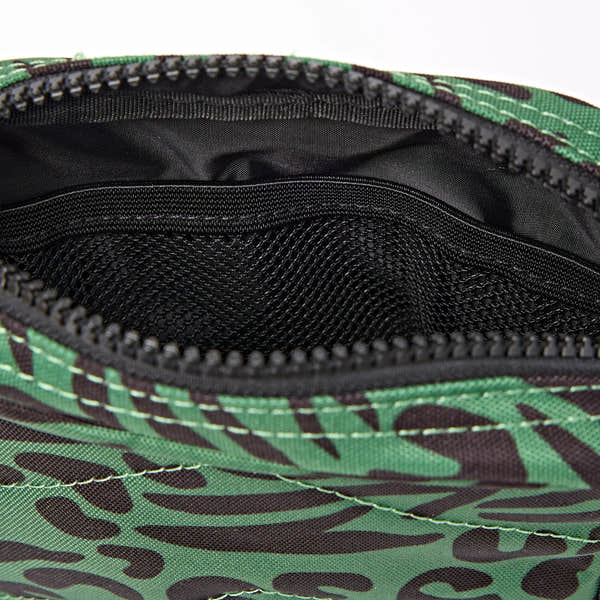Roka Bond Mixed Animal Artichoke Recycled Canvas Crossbody Bag, first interior view.
