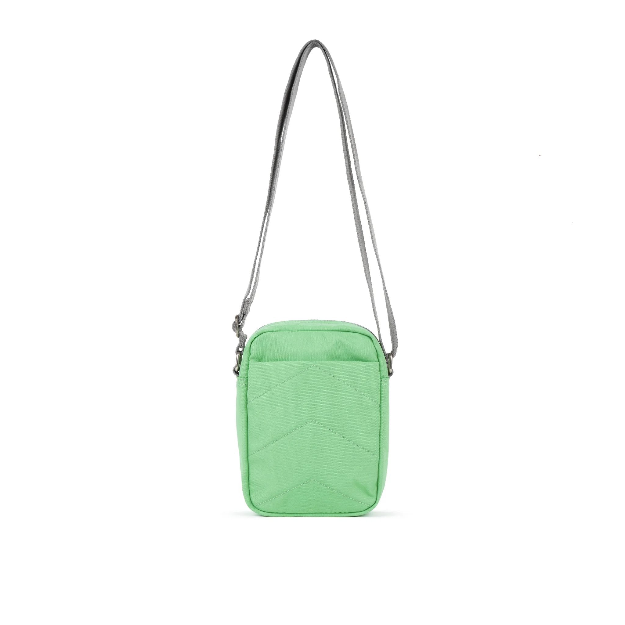 Roka Bond Recycled Canvas Peppermint, back view.