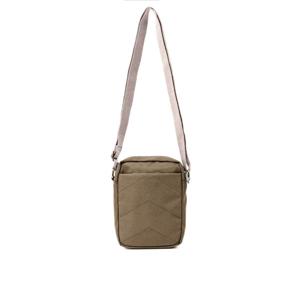 Roka Bond Sea Spray Recycled Canvas Crossbody Bag, back view.