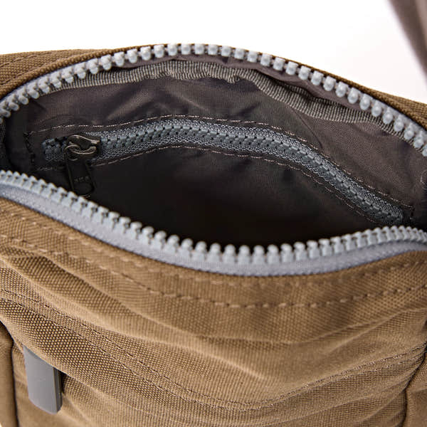 Roka Bond Sea Spray Recycled Canvas Crossbody Bag, first interior view.