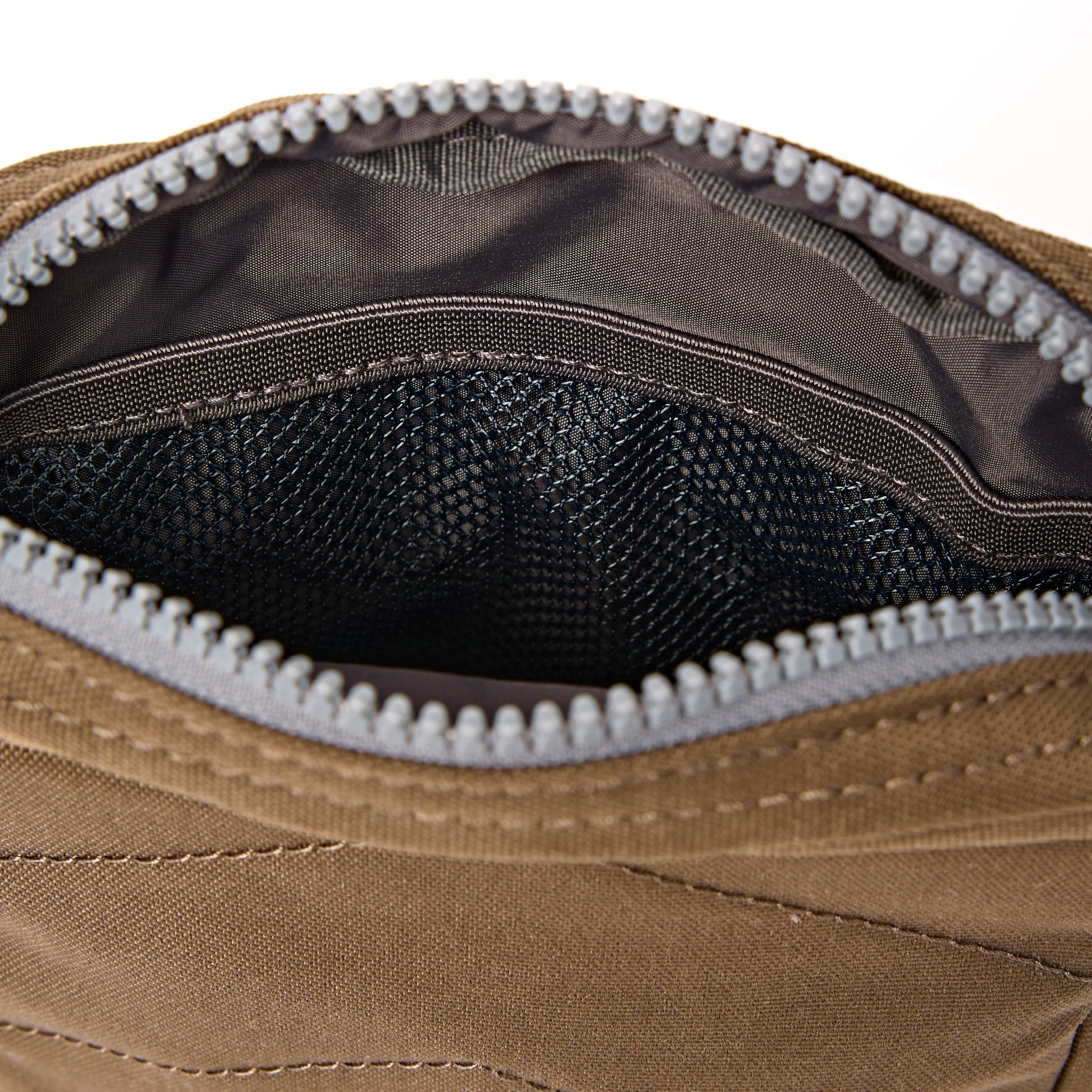 Roka Bond Sea Spray Recycled Canvas Crossbody Bag, second interior view.