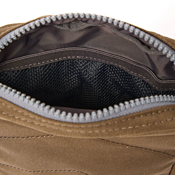 Roka Bond Sea Spray Recycled Canvas Crossbody Bag, second interior view.