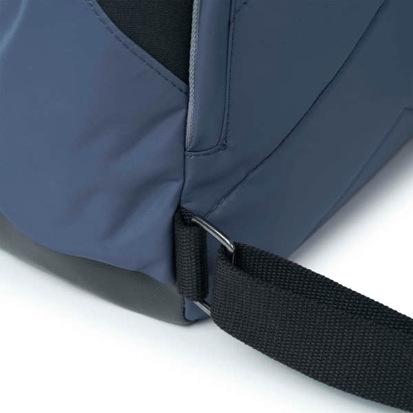 Roka Canfield B Recycled Nylon Burnt Blue, strap detail.