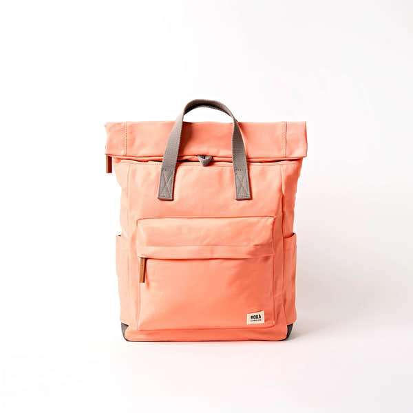 Roka Canfield Medium Sugar Coral Recycled Nylon Backpack