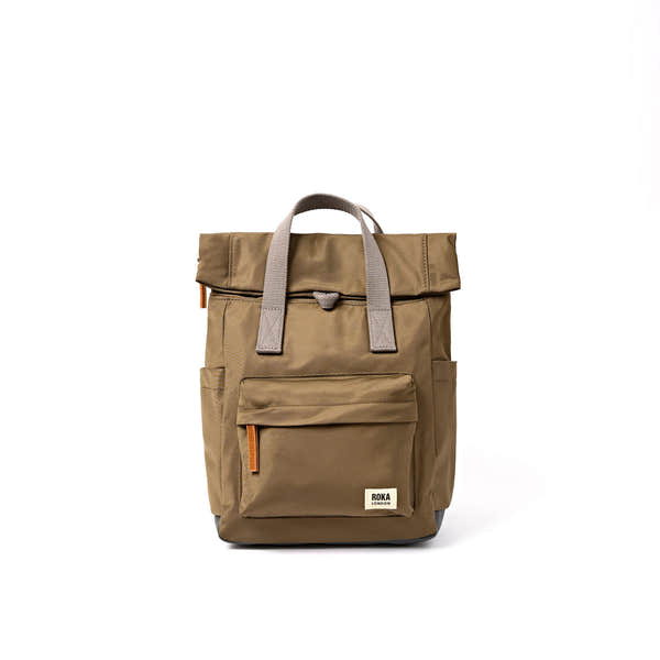 Roka Canfield Small Army Recycled Nylon Backpack