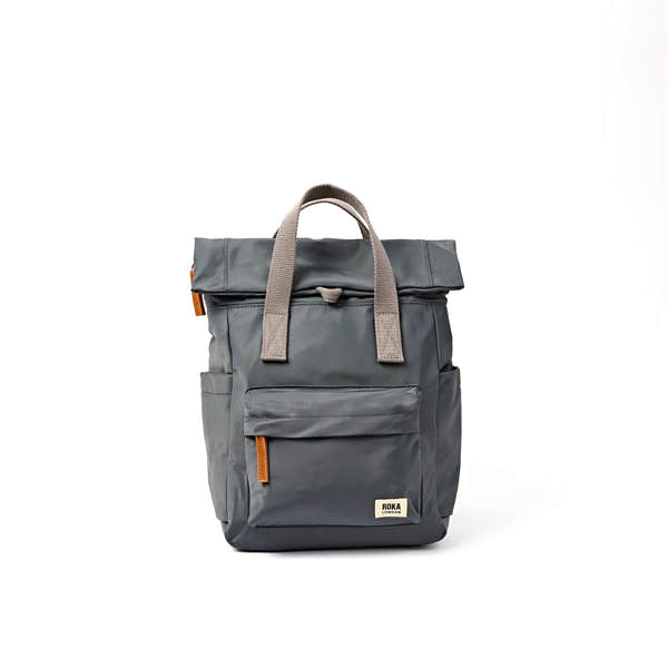 Roka Canfield Small Beluga Recycled Nylon Backpack