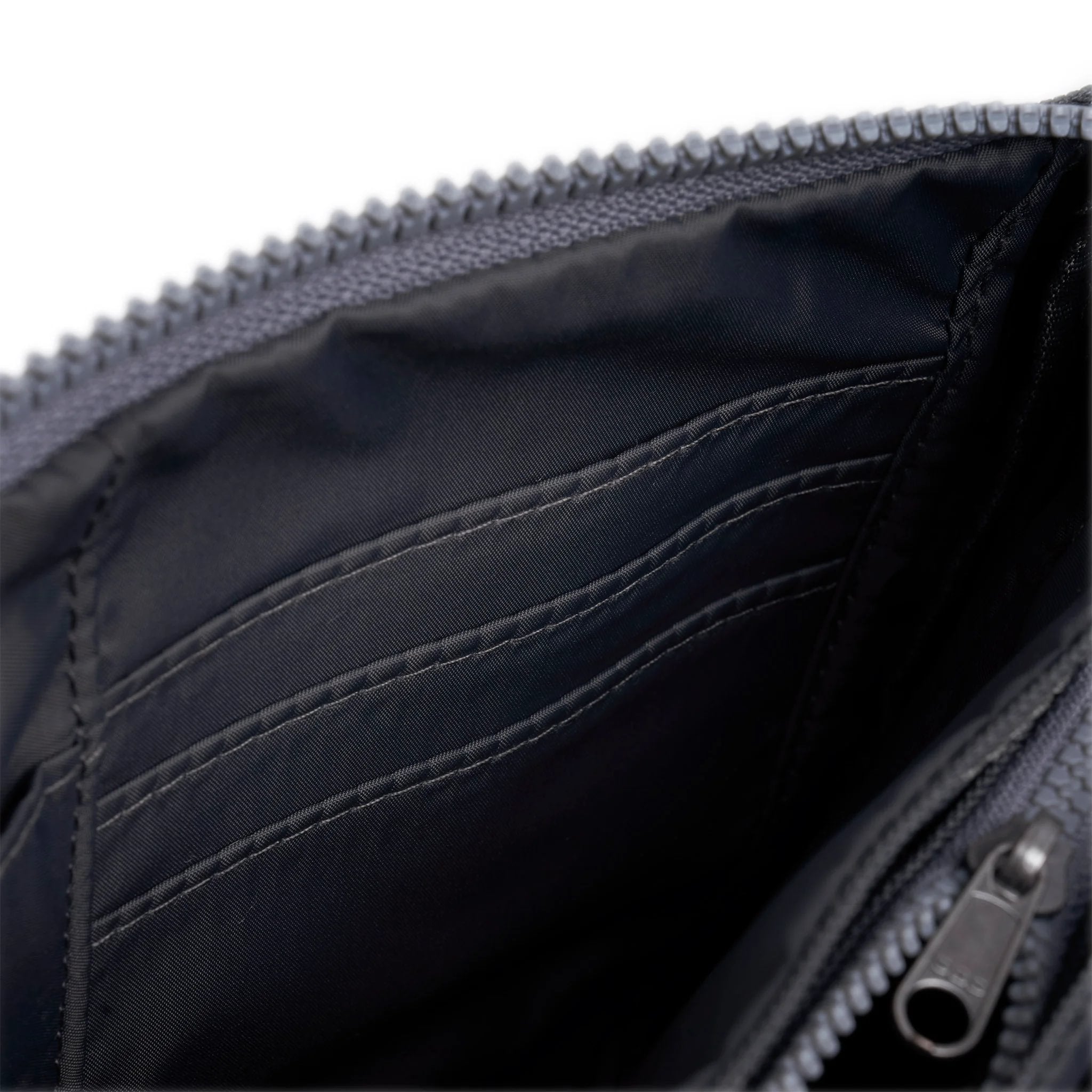Roka Carnaby XL Faded Black Recycled Canvas Crossbody Bag, product card detail.