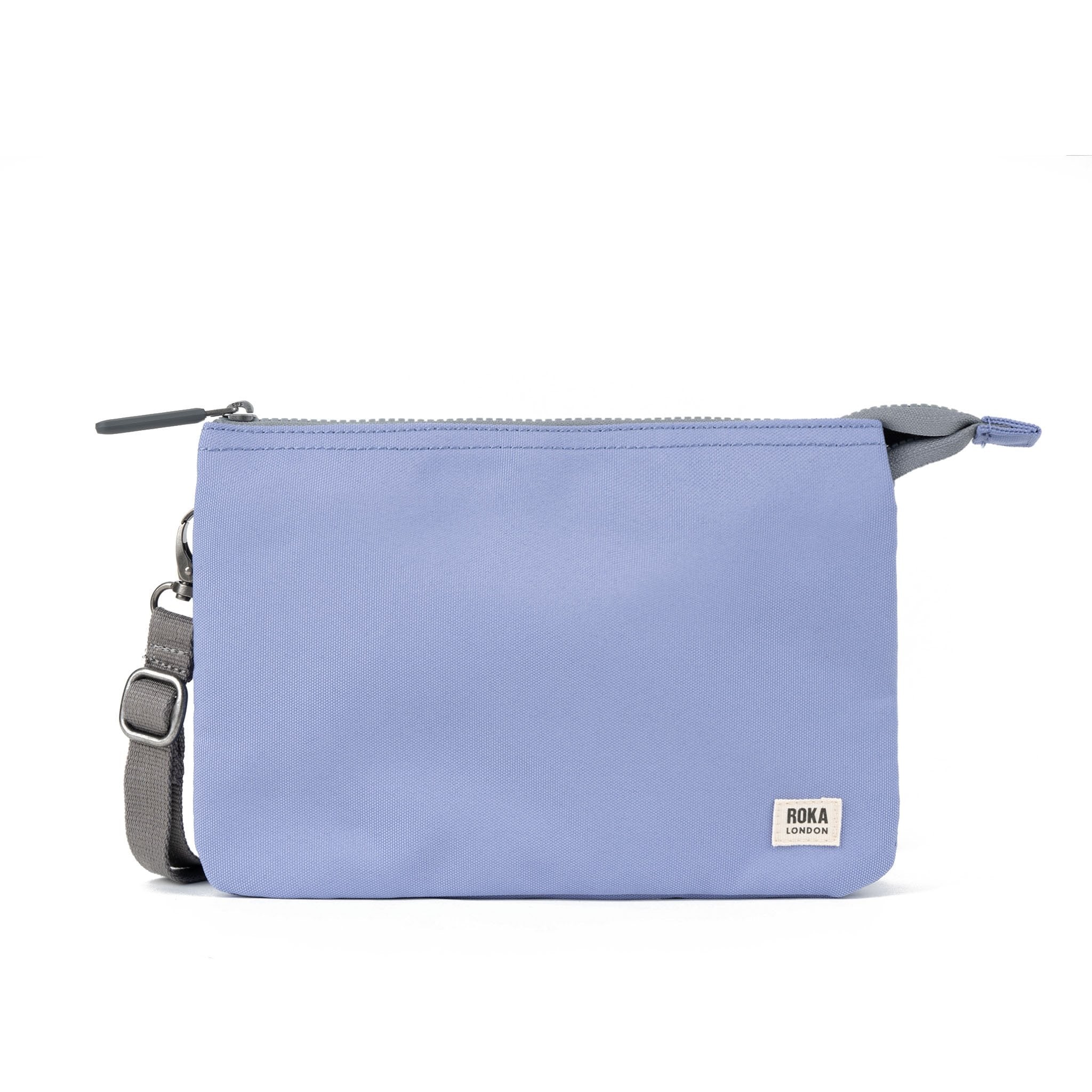 Roka Carnaby XL Thistle Recycled Canvas Crossbody Bag