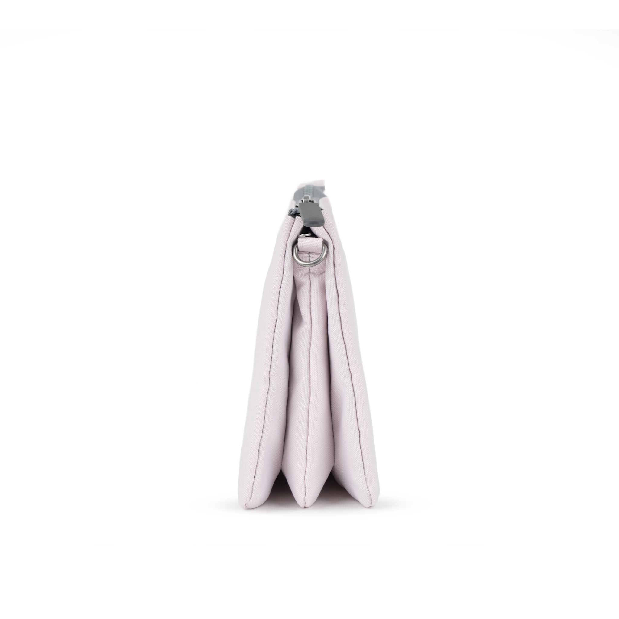 Roka Carnaby XL Transcendent Pink Recycled Canvas Crossbody Bag, product detail.