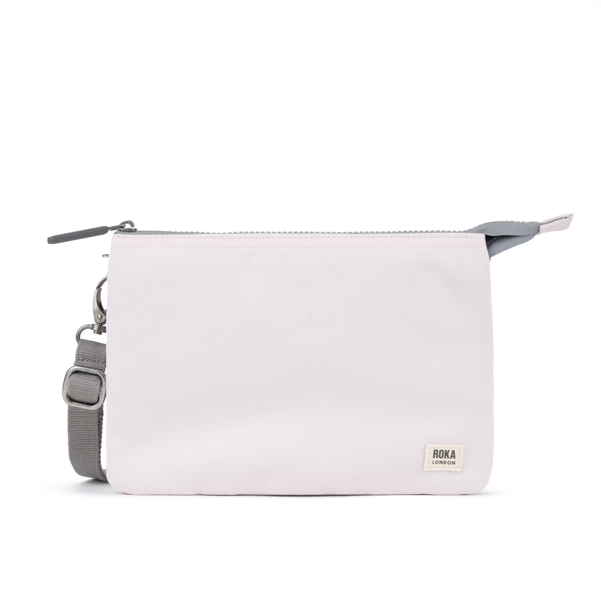 Roka Carnaby XL Transcendent Pink Recycled Canvas Crossbody Bag