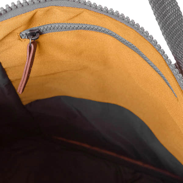 Roka Finchley A Flax Recycled Canvas, side view.