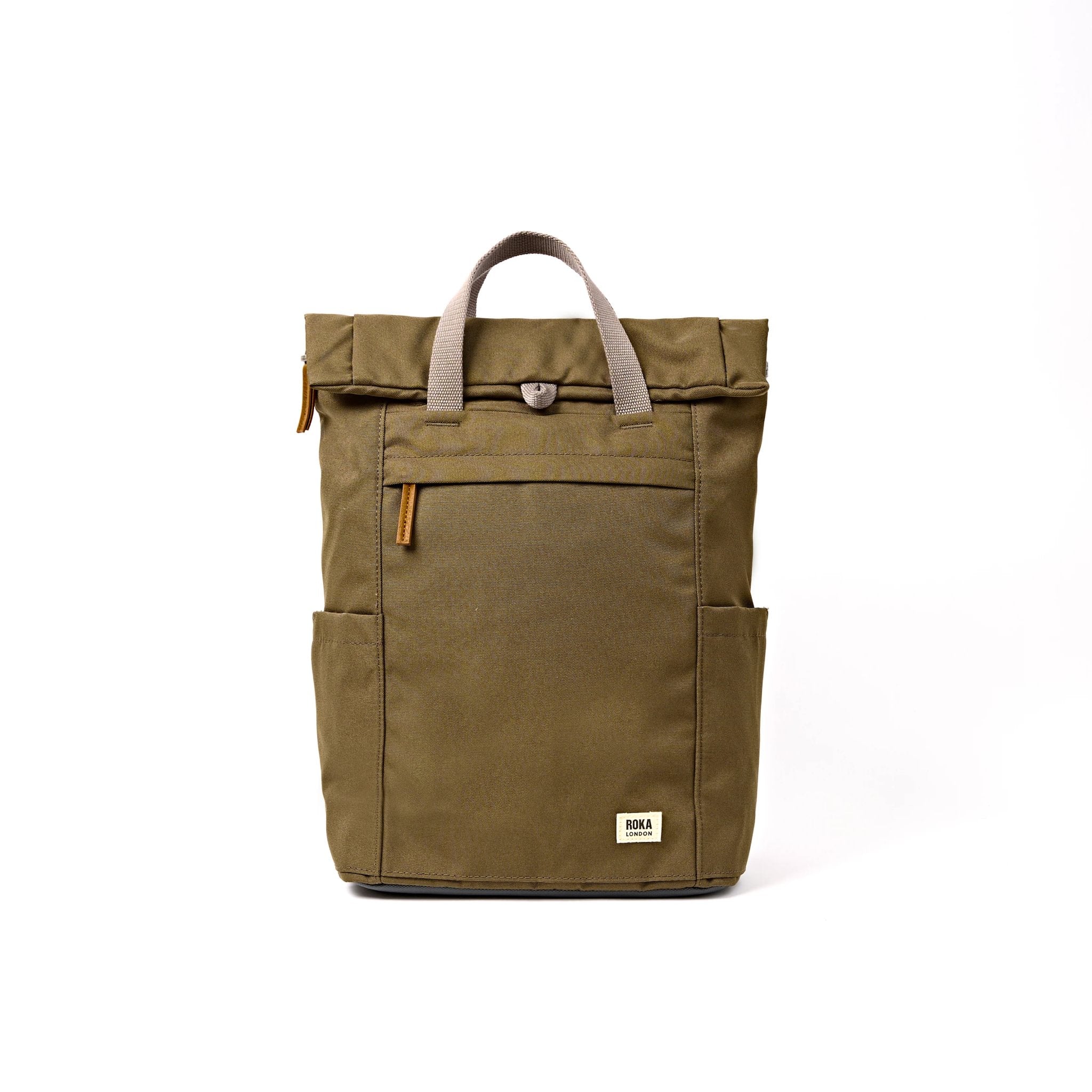 Roka Finchley Medium Sea Spray Recycled Canvas Backpack