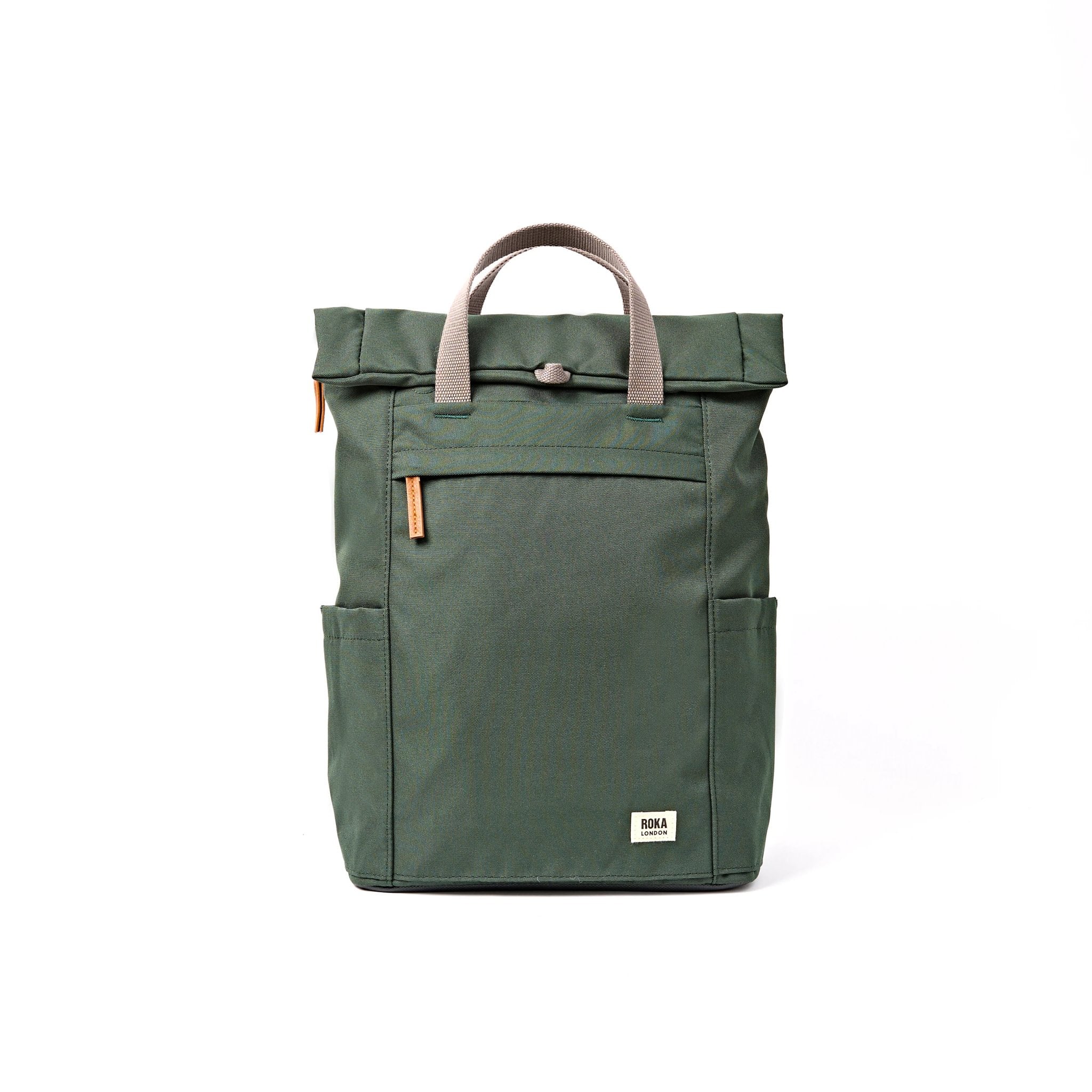 Roka Finchley Medium Thunderstorm Recycled Canvas Backpack