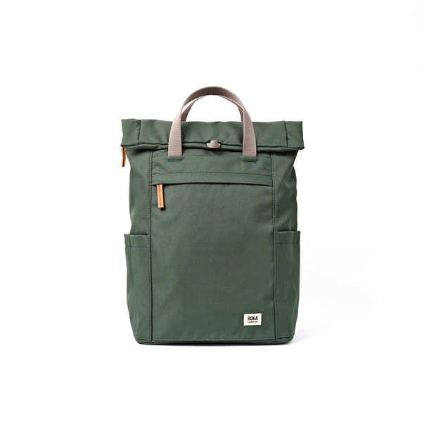 Roka Finchley Medium Thunderstorm Recycled Canvas Backpack