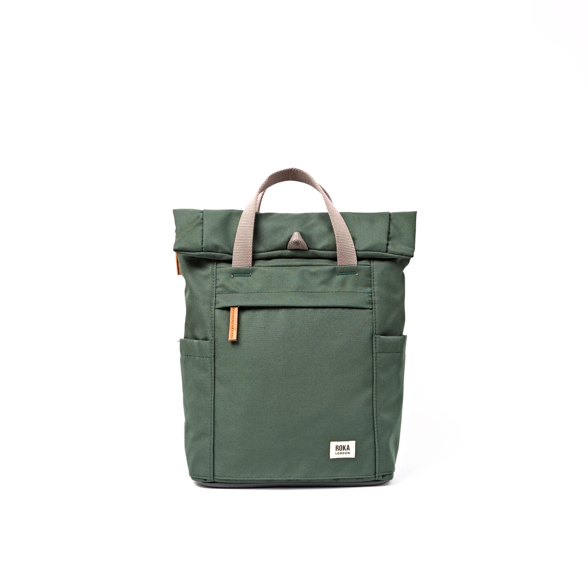 Roka Finchley Small Thunderstorm Recycled Canvas Backpack