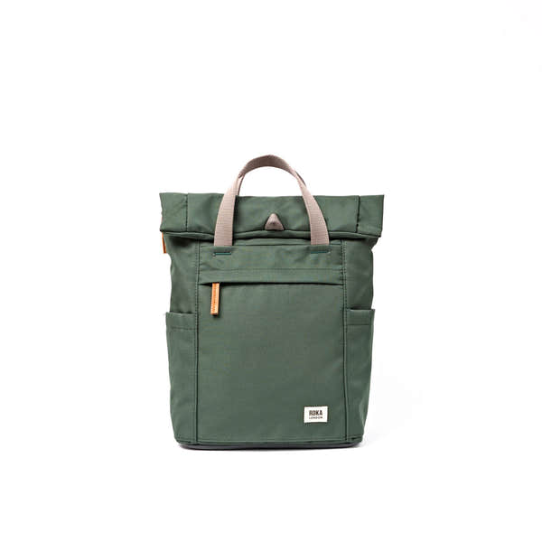 Roka Finchley Small Thunderstorm Recycled Canvas Backpack