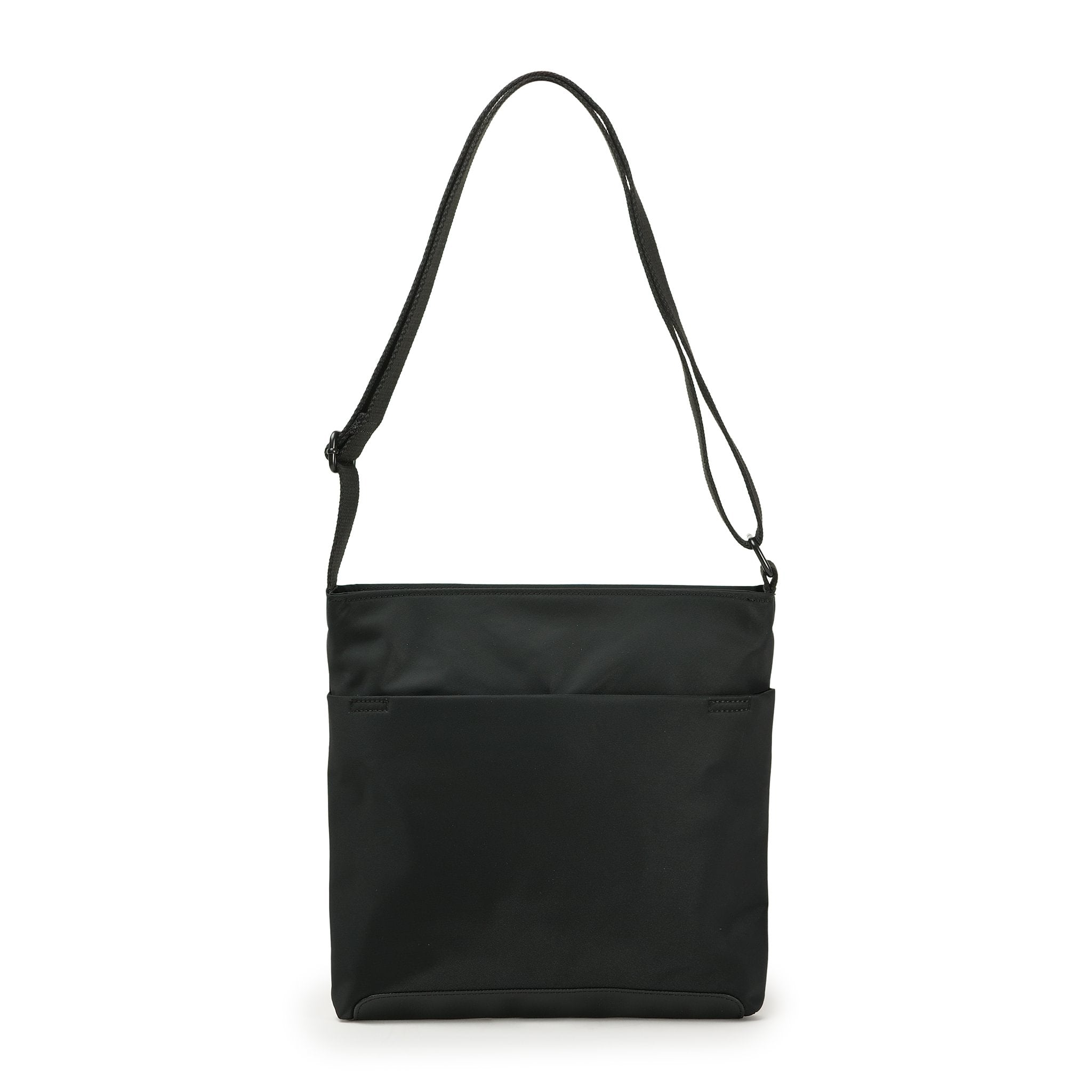 Roka Kennington B Crossbody Recycled Nylon Airforce, back view.