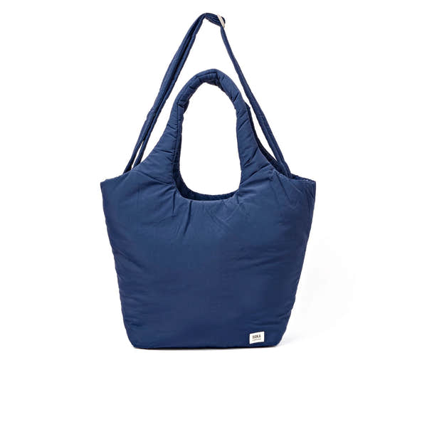 Roka Oxford Deep Cobalt Recycled Taslon Shoulder Bag