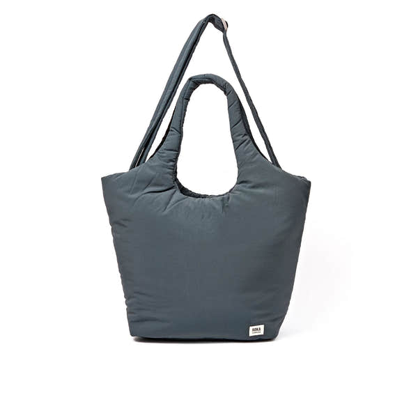 Roka Oxford Raven Recycled Taslon Shoulder Bag