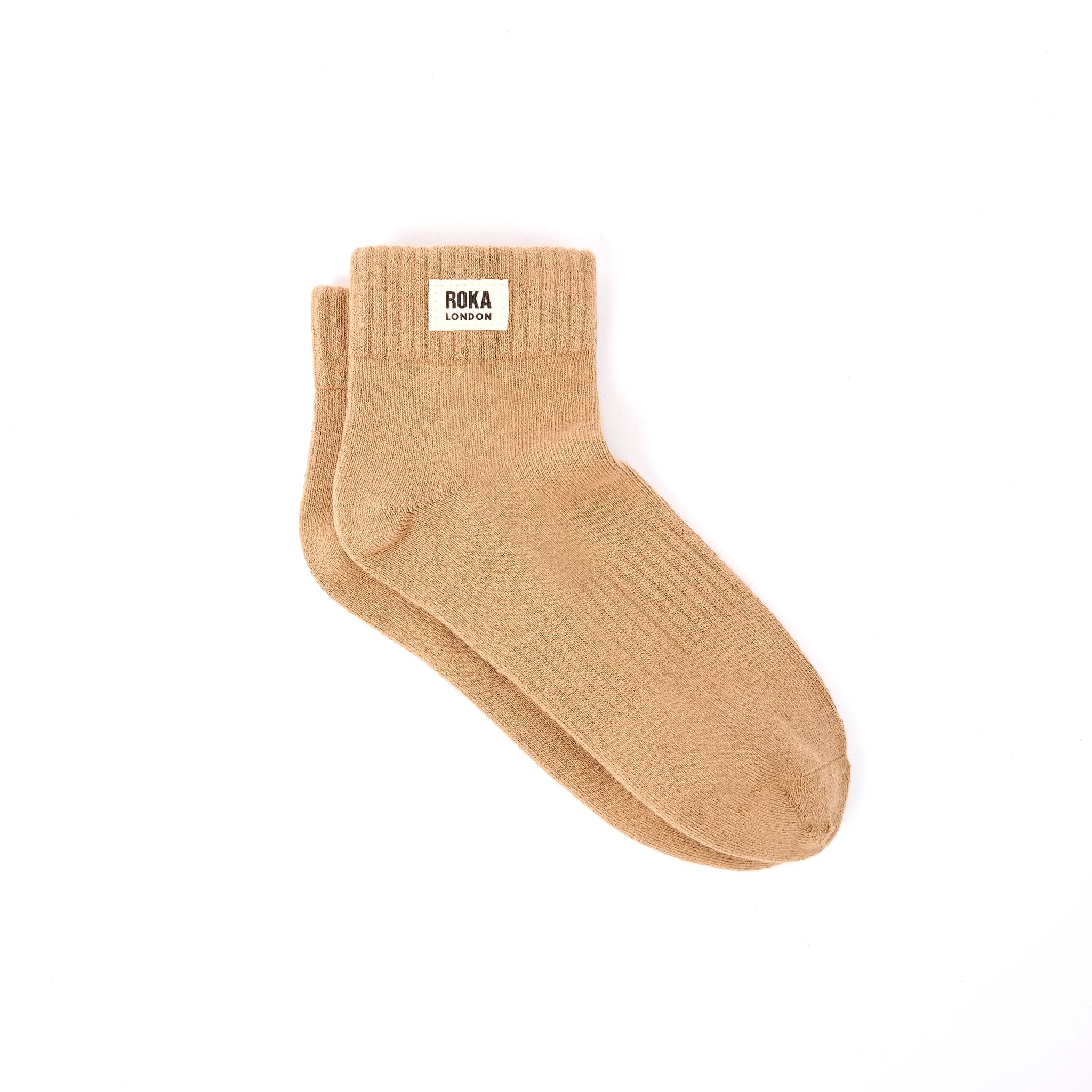 Roka Wembley Ladies Chai Organic Cotton Ankle Socks