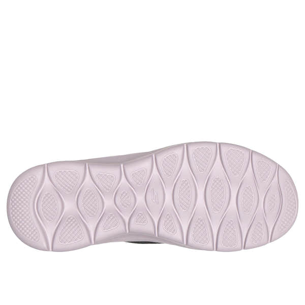 Skechers 124836 Go Walk Flex - Grand Entry Ladies Black Textile Trainers, sole and tread view.