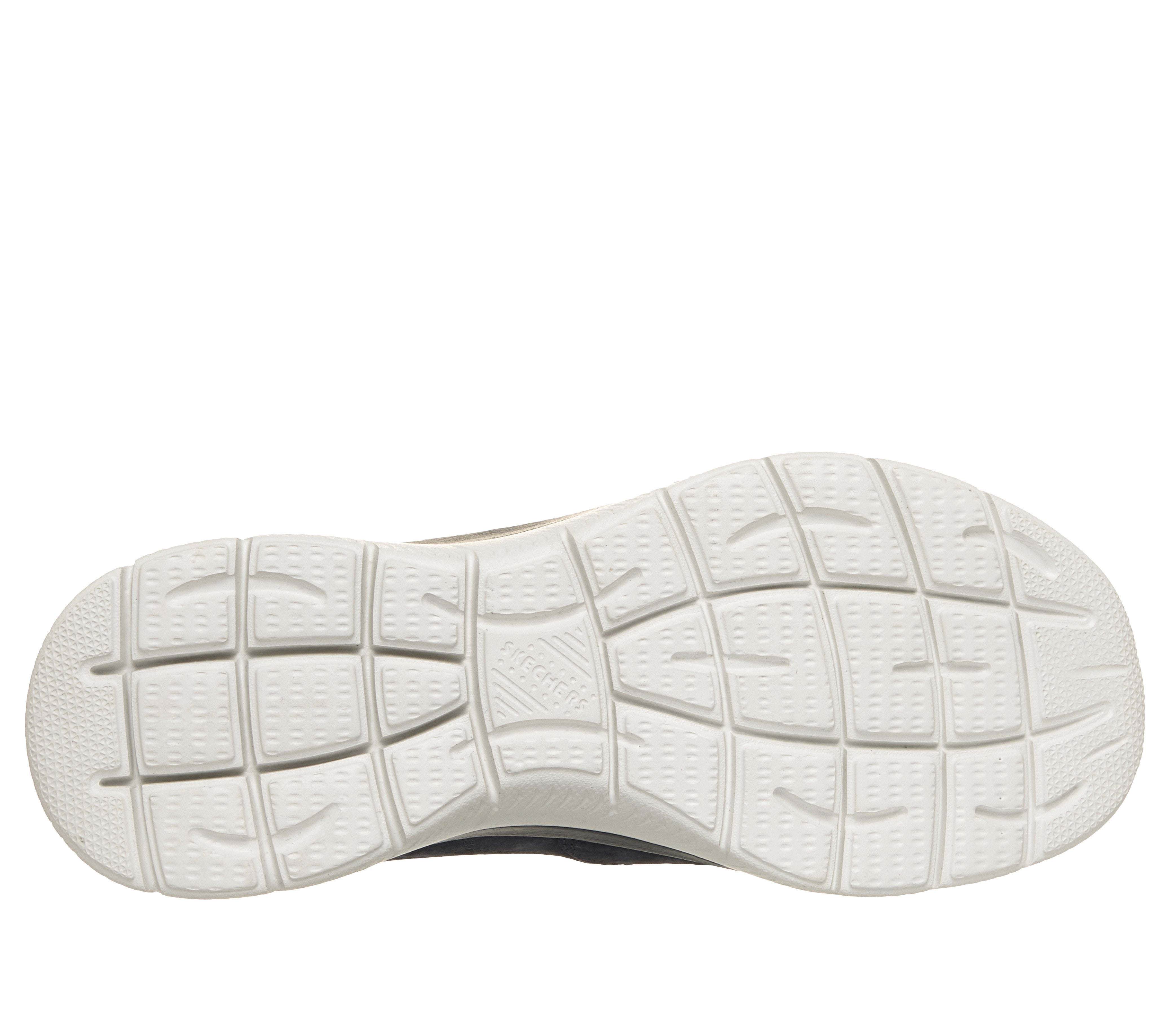 Skechers 150342 Summits - Luxe Stride Ladies Navy Leather Mix Shoes, sole and tread view.