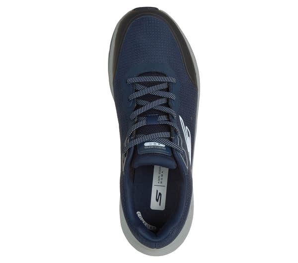 Skechers 221266 Go Run Consistent 3 - Streamh Mens Navy Textile Shoes, insole and footbed view.