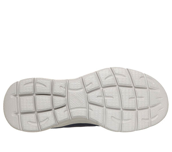 Skechers 233178 Arch Fit Summits - Kravel Mens Navy Textile Shoes, sole and tread view.