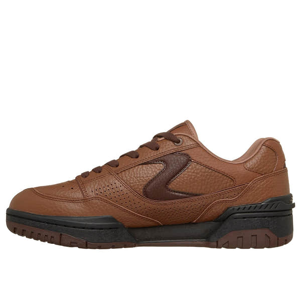 Skechers 254179 S-1992 - Troize Mens Brown Leather Mix Trainers, inner side view.