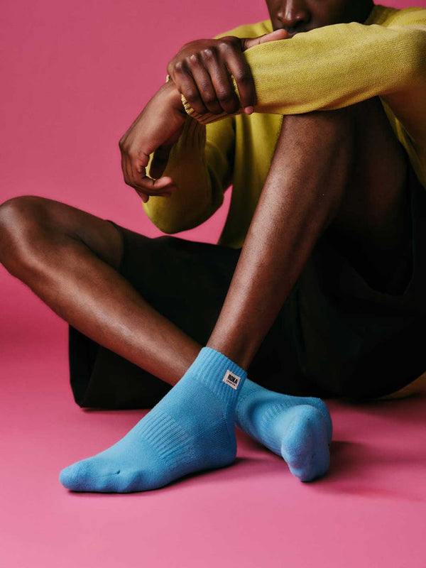 Roka Wembley Cotton Socks Aquatic Awe