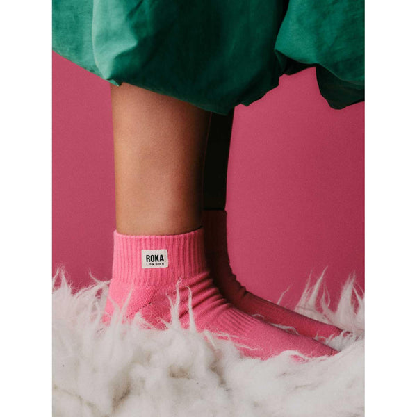 Roka Wembley Cotton Socks Coral