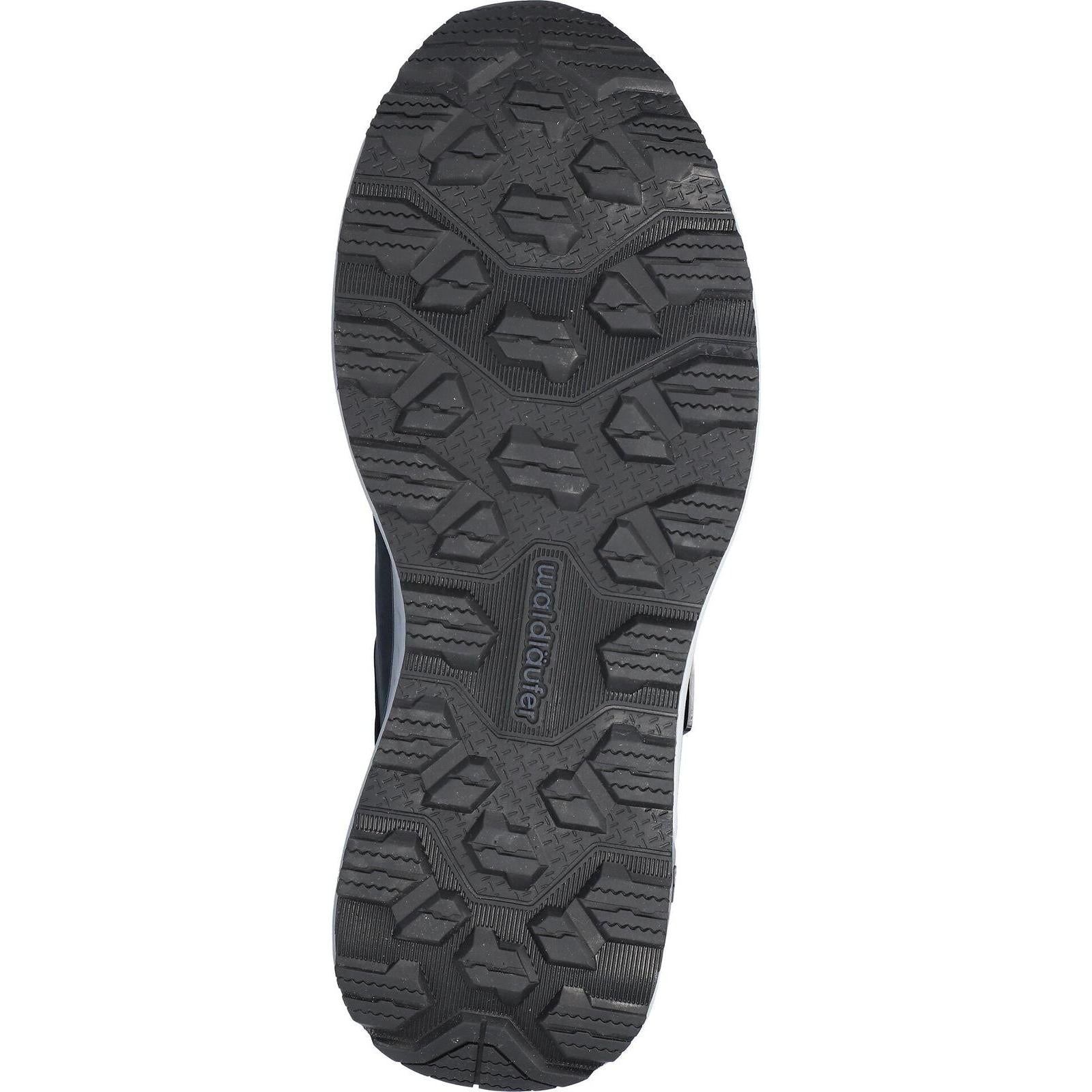 Waldlaufer 540951 102 194 H-Michi men's Wide Navy Blue Nubuck Arch Support Waterproof Lace Up Shoes, sole and construction.