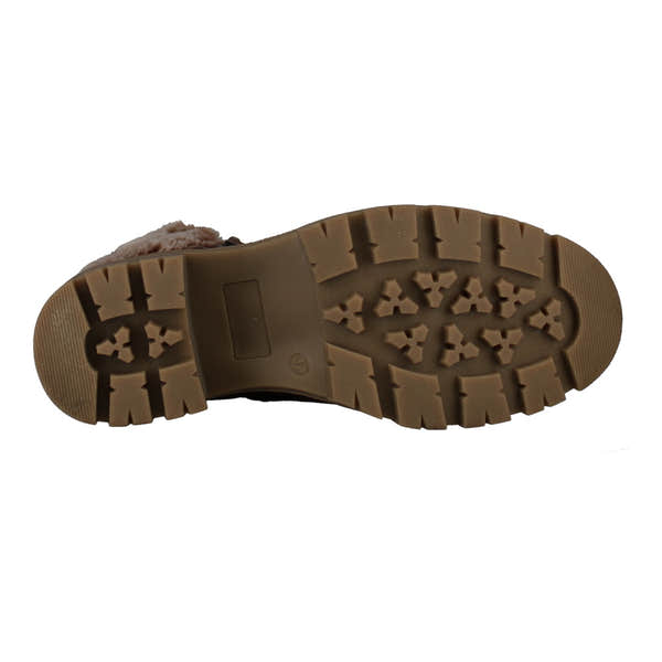 Westland Geri 04 women's brown vegan faux fur zip-and-lace heeled ankle boots, catalogue detail view 7.