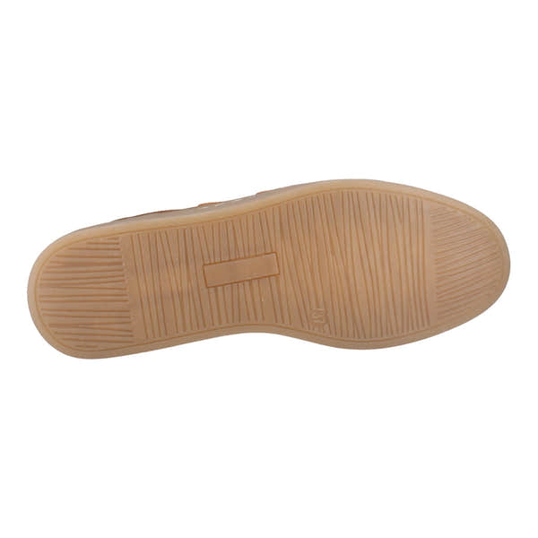 Westland Kira 01 women's brown combi vegan lace-up trainers, rear view showing the heel and sole.