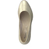 Tamaris 22418-29 967 Ladies Gold Textile Slip On Heels