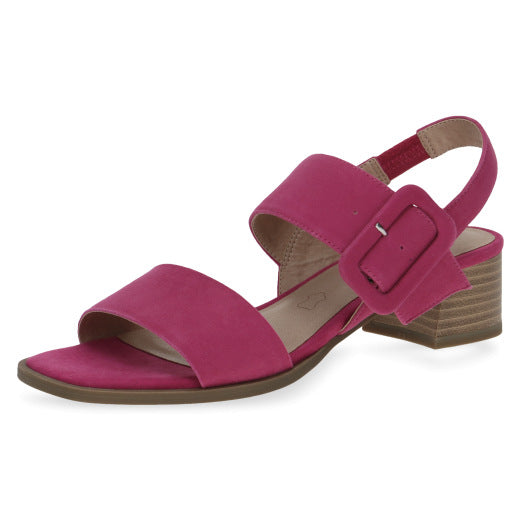 Caprice 28211-20 540 Ladies Fuchsia Pink Suede Buckle Sandals