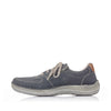 Rieker 03030-14 Mens Navy Lace & Zip Up Shoes