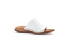 Gabor 03.700.21 Lanzarote Ladies White Leather Toe Loop Mules